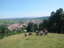 Vue des montagnes sur Sibiu