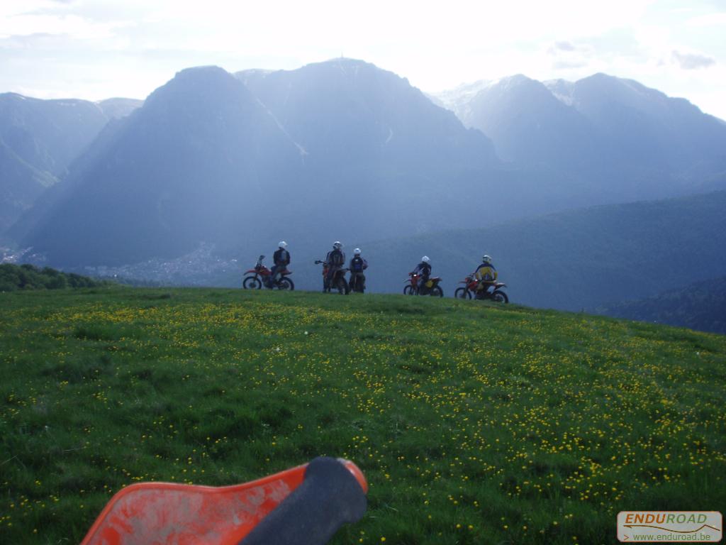 promenade dans les champs en enduro 